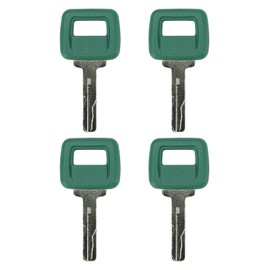 4PCS 11039228 Ignition Keys Compatible with Vol-vo Loaders and Articulating Haul Trucks A20C A25C A30C A35C A40 DA25D DA30D A35D A40D Green