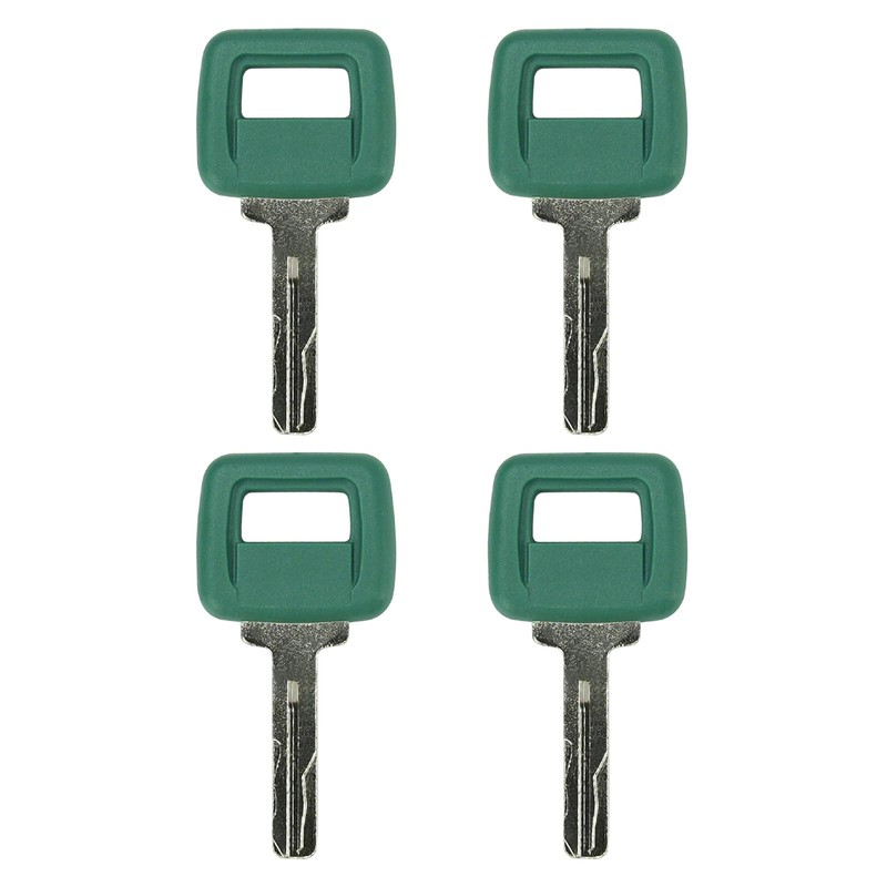 4PCS 11039228 Ignition Keys Compatible with Vol-vo Loaders and Articulating