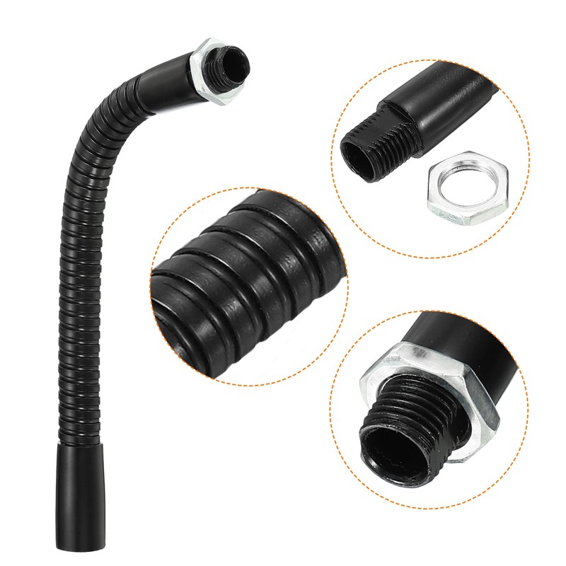 PATIKIL Microphone Gooseneck M10 Flexible Arm Extension 15 cm /