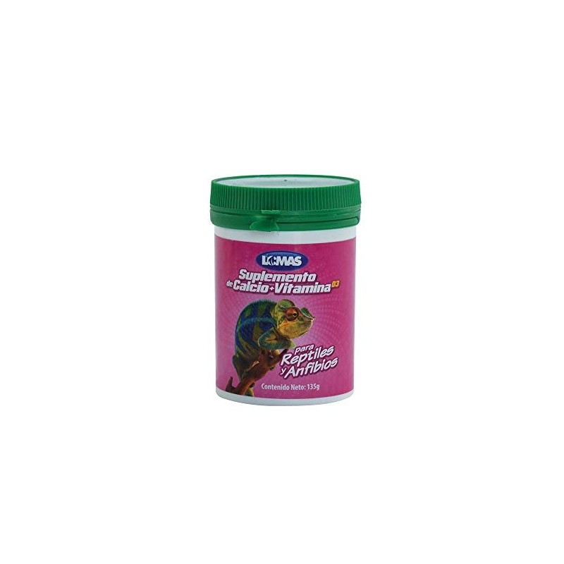 SUPLEMENTO DE CALCIO C/VITAMINA D3 P/REPTILES 135 G