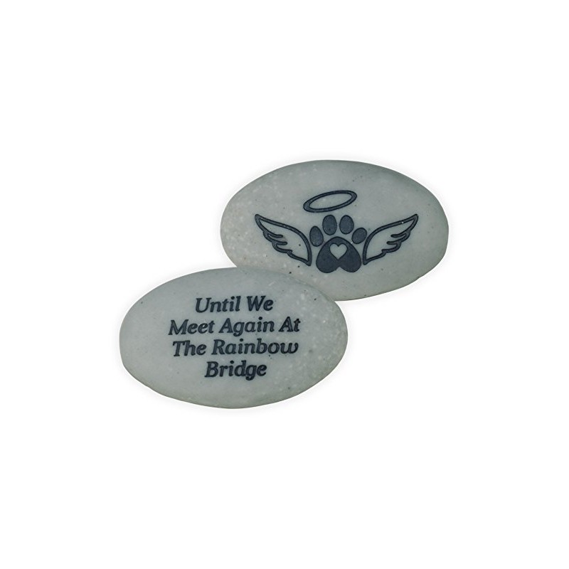 Angelstar Rainbow Bridge Pet Stone, Deep Grey