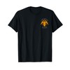 Varangian Guard Eagle: Strength and Honor Byzantine Viking T-Shirt, black