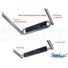 SeaLux Marine Ergonomic Oval Tubing 3-Step Drop Down Boarding Ladder