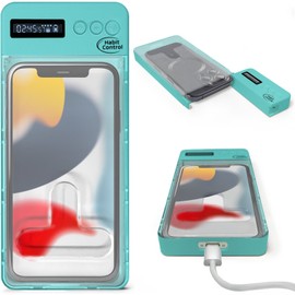 Habit Control Phone Lock Box for Cell Phone | Timer Lock Box | Turquoise