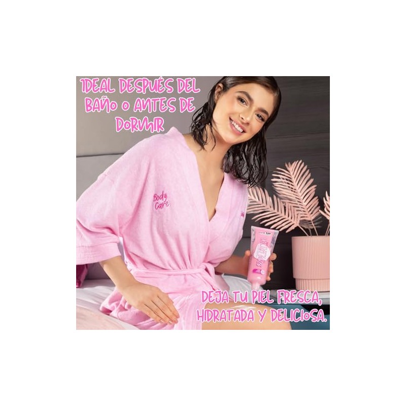 Pink Body Lotion Textura Ice Cream Hidratación Dual Gel Crema