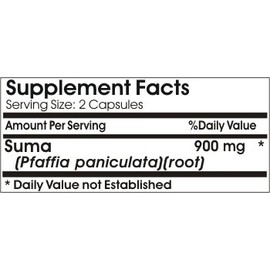 Naturetition Supplements Suma 900mg ~ 90 Capsules - No Additives