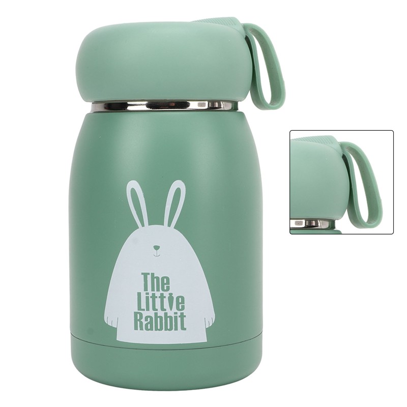 Children's Insulation Cup 12oz Double Wall Portable Rabbit Pattern Insulated