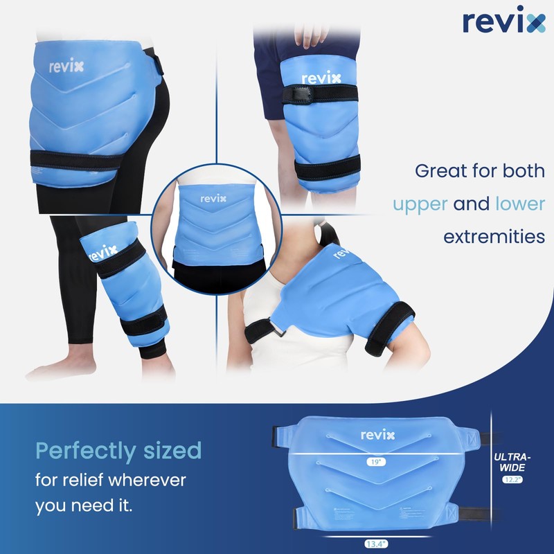 REVIX Extra Large Cold Pack for Hip Replacement, Reusable Ice