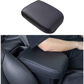 Car Center Console Cushion Armrest Cover Compatible with Toyota Tacoma 2016-2023 Leather Armrest Protective Cover Center Console Lid Protector Car Interior Accessories