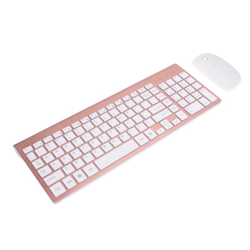 2.4G Wireless Keyboard and Mouse Combo with USB Adapter Ultra
