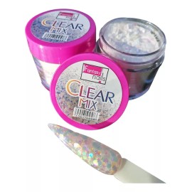 Fantasy Nails Acrilico Clear Gold / Clear Mix Fantasy Nails 01 Oz