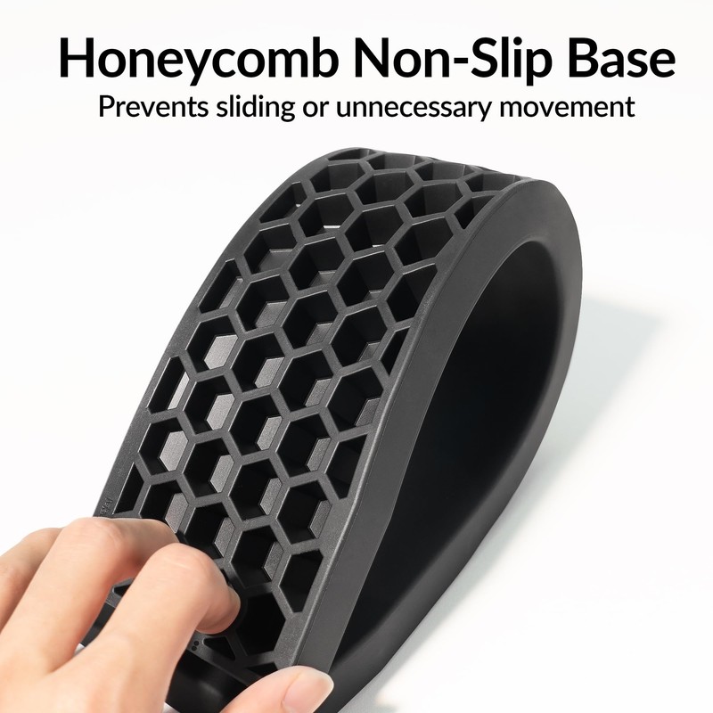 Keychron Black Silicone Wrist & Palm Rest, 17.56" for 100%