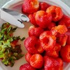 Stainless Steel Strawberry Huller & Stem Remover – Fruit Corer