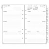 2026 Diary Refill Personal Size, 1 Week on 2 Pages