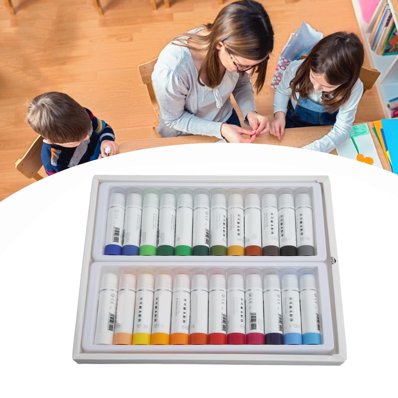 Paint Sticks Paint Smoothly Bright Colors 24 Colors Graffiti Sticks