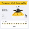 HYANGLUX 100ft Construction String Lights: 3 Prong 100w 11000lm ETL