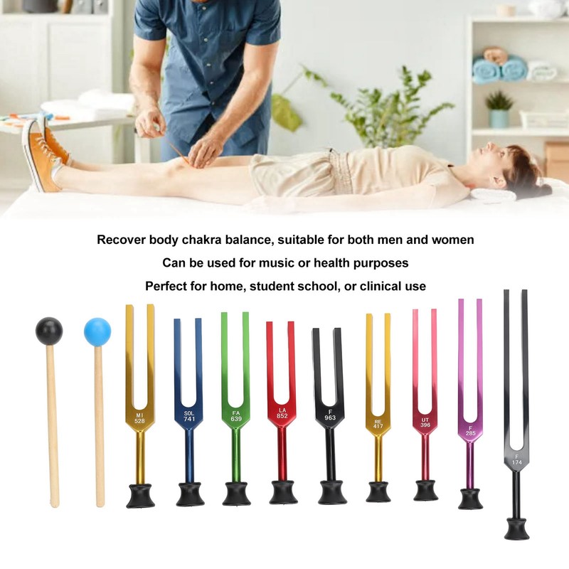 Tuning Forks Set Aluminum Alloy Long Vibration Time Resonant Tuning