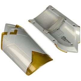 Rubie's Costume Girls Justice League Wonder Light-Up Gauntlets with Sound Effects Costume, One Size , White