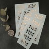 XOXOKristen Custom Branding Stickers, Custom Logo Labels, Clear Gold Foiled