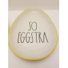 RAE DUNN Easter Egg Plate SO EGGSTRA & PEEP PEEP