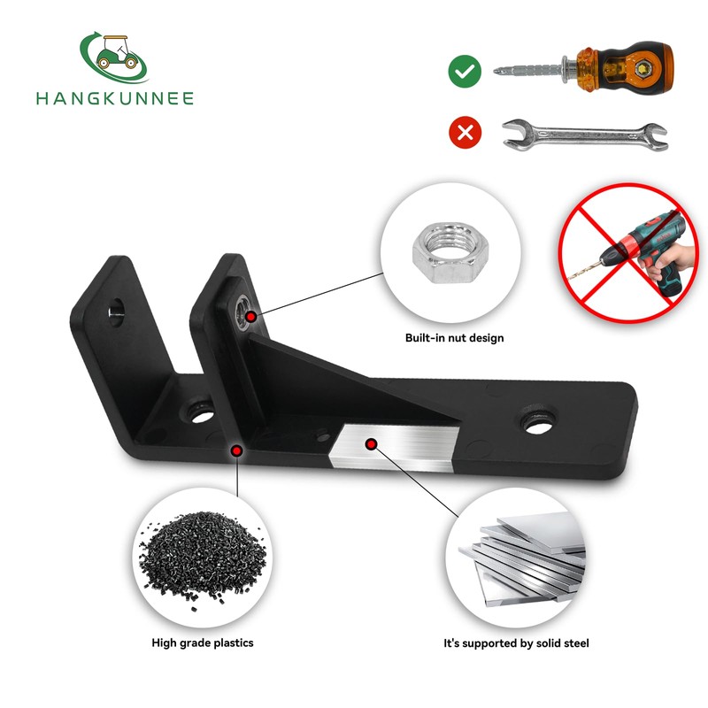 HANGKUNNEE Golf Cart Armrest with Cup Holder for EZGO Club