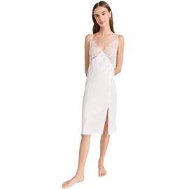 Honeydew Intimates Women's Woven & Lace Chemise, White, S