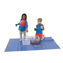Children's Factory Rectangular Mess and Play Splash Mat - 50 x 72