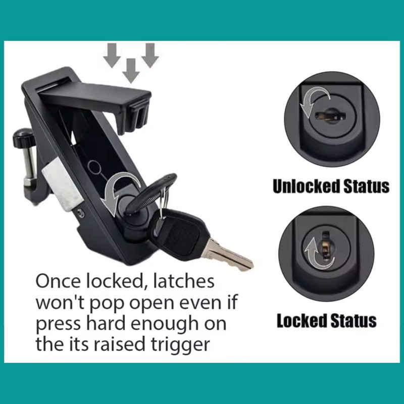 Akozon Compression Latch Lock, RV Door Latches for Compartments, Zinc