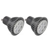 2pcs 7W GU10 LED Light Bulb 6000K White Light LED