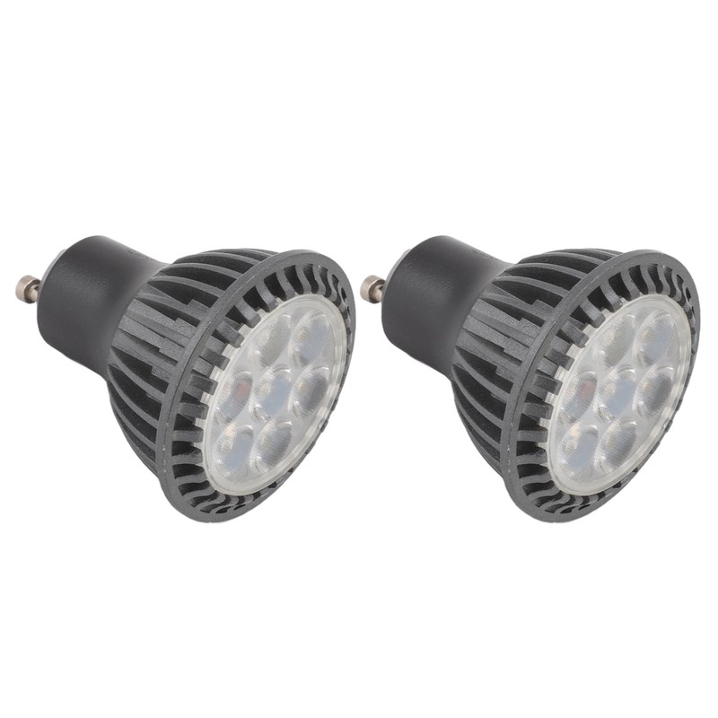 2pcs 7W GU10 LED Light Bulb 6000K White Light LED