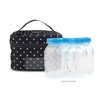 PackIt Freezable Baby Bottle Cooler for Breastmilk and Formula, Polka