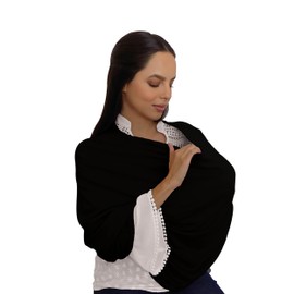 BAMI ¡BIENVENIDO AL MUNDO! - Mascada de Lactancia Suave y Resistente - Negro