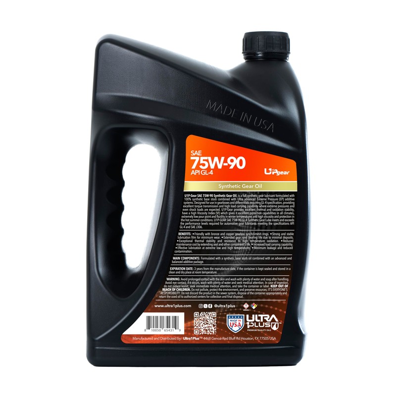 ULTRA 1PLUS SAE 75W-90 Synthetic Gear Oil API GL-4 -