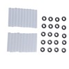 Garage Door Hinge Quiet Roller Sleeves 20Sets, 11mm ID 80mm
