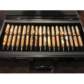 Bethlehem Olive Wood Pens (Chrome)