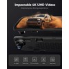 WOLFBOX G840S 12" 4K Mirror Dash Cam Backup Camera, 5.8GHz