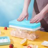 Press Type Ice Cube Maker, Ice Cube Trays with Lid