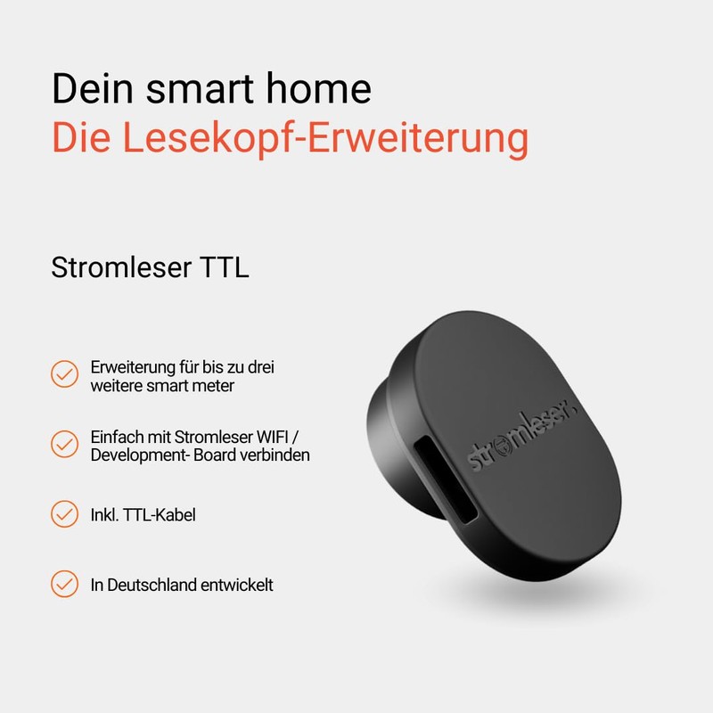 Stromleser TTL - IR Reading Head Electricity Meter Optical Reading,