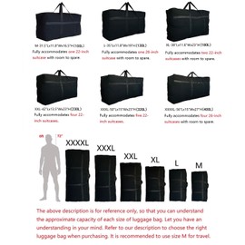YiKitHom Extra Large Storage Duffle Bag for Travel, Blue Oversized Giant Big Traveling Duffle Bag