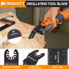 136 PCS Oscillating Tool Blade, Multi Tool Blades Kits with