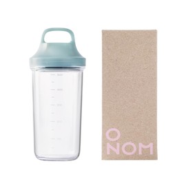 ONOM Water Bottle, Water Bottle, 19.7 fl oz (550 ml), Easy to Clean, 16.9 fl oz (500 ml), Wide Mouth Design, Protein Shaker, Scale Included, Keeps Clean, 4 Parts, Devil, Direct Drink, My Bottle, Ice