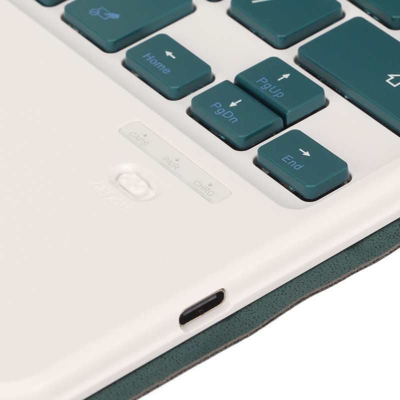 Tablet Case with Magnetic Keyboard Pencil Holder Touchpad for IOS