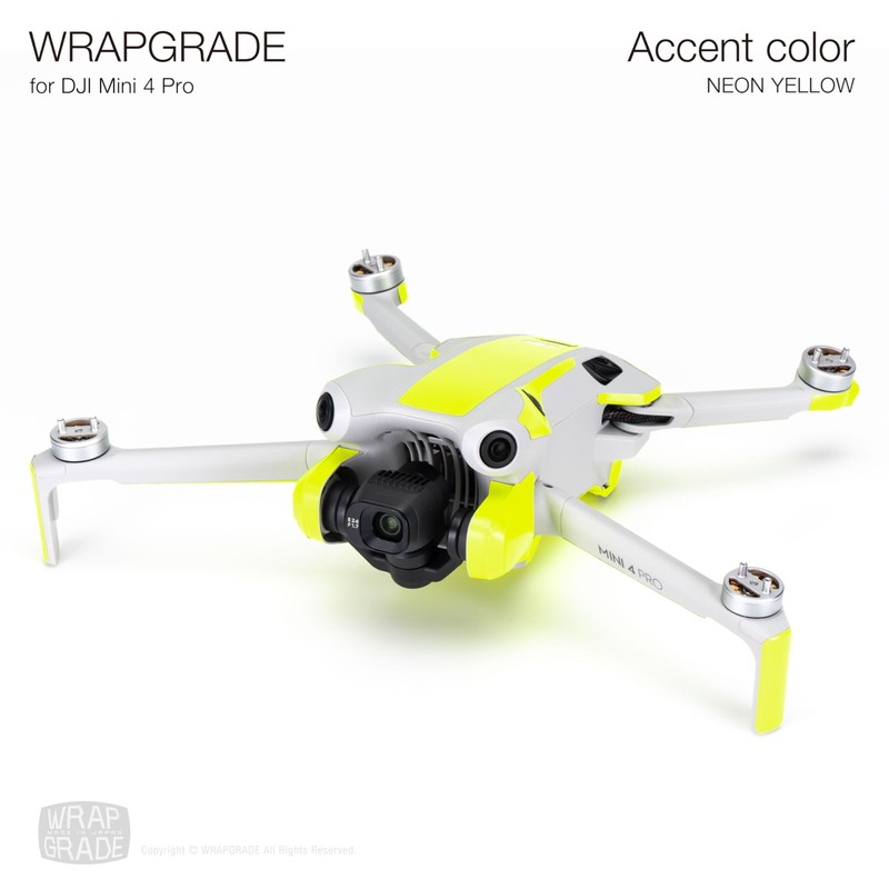WRAPGRADE Skin Stickers Compatible with DJI Mini 4 Pro |