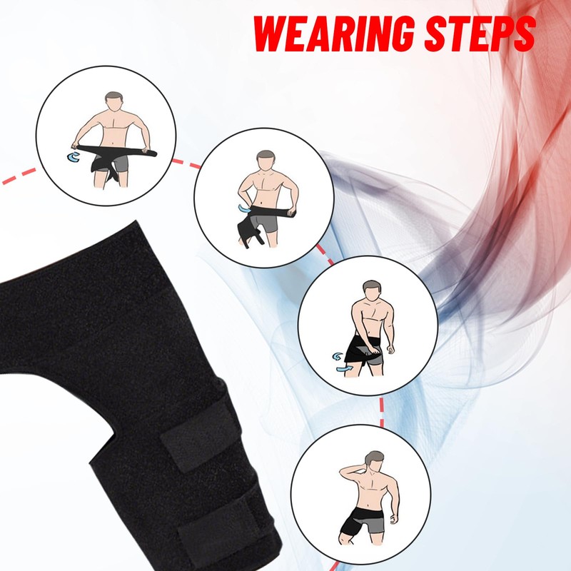 XdealCozyxc Hip Support for Women Men, Hip Brace for Sciatica