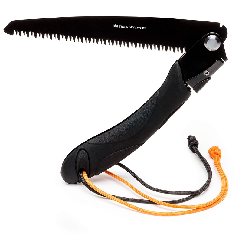 The Friendly Swede Folding Saw For Hiking, Camping and Gardening,
