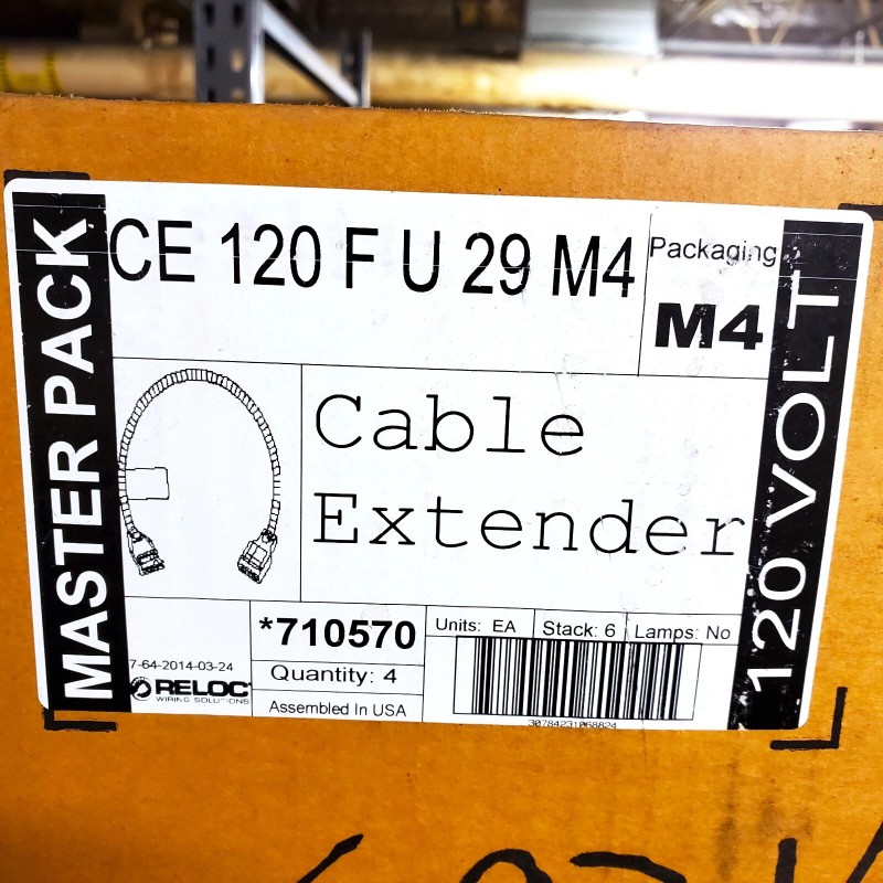 Lithonia Lighting / Reloc RELOC CE-120-F-U-29-M4 Electrical Wire Cable Extender