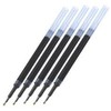 Pentel Energel Liquid Gel Pens Refills-0.5mm- Fine Line, Black Ink-value set of 5