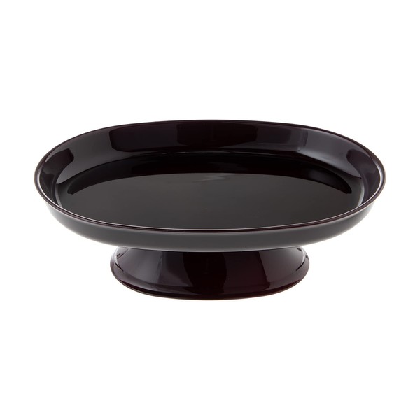 Simple Offering Table For Fruits and Sweets, Oval Shaped Offering Tables, Bon Festivals, Buddhist Altar, Modern Buddhist Altar, Inner Dimensions of 9.2 x Depth 0.9 inches (234 x 23 mm), 0.3 inches