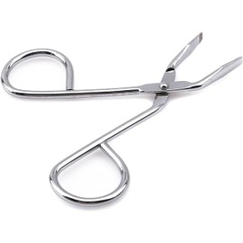Silver Stainless Steel Eyebrow Scissors Tweezers,Elbow Pliers Clip Scissors,Flat Tip Tweezers Hair Plucker Hair Removal Tweezers, Shave and Hair Removal for Facial Hair Eyebrows Care