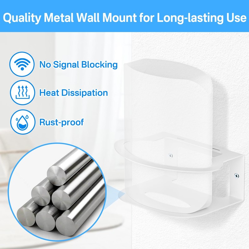Rimous Metal Wall Mount for eero Max 7 Mount Easy